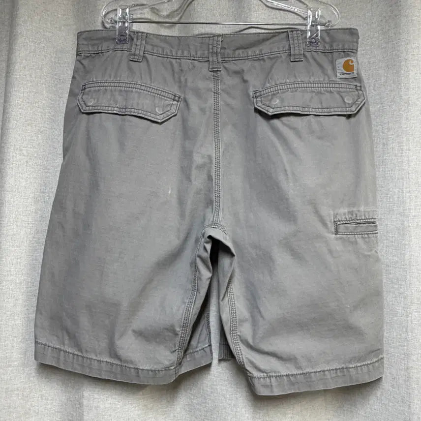 [BUNJANG] Carhartt Ripstop Cargo Shorts Grey Relaxed Fit W36 / 칼하트 립스탑 카고 반바지 그레이 W36 릴렉스핏
