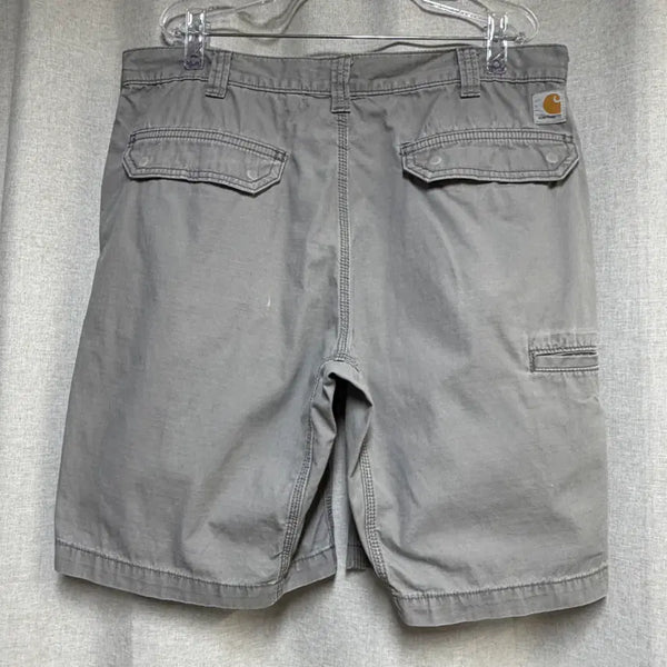 [BUNJANG] Carhartt Ripstop Cargo Shorts Grey Relaxed Fit W36 / 칼하트 립스탑 카고 반바지 그레이 W36 릴렉스핏