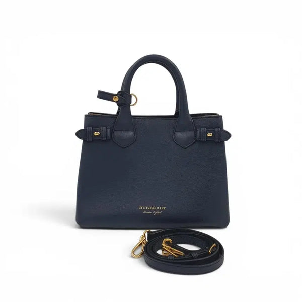 [BUNJANG] Burberry Banner Bag Small Navy 2-Way / 버버리 2way 배너백 스몰 네이비