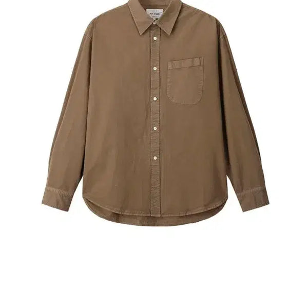 [BUNJANG] ARTIFECTS Padre Garment-Dyed Shirt Brown XL / 아트이프액츠 파드레 가먼트 다잉 셔츠 브라운 XL