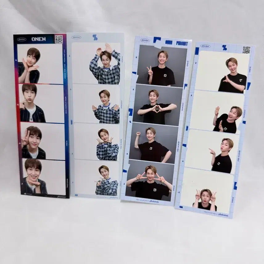[BUNJANG] SHINee Onew Photoism 4-Cut Photo Bundle Set / 샤이니 온유 포토이즘 네컷포토 4장 일괄