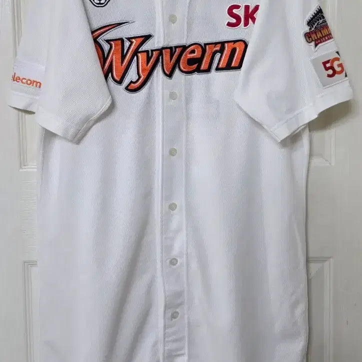 [BUNJANG] SSG Landers Dynafit Home Baseball Jersey (Yoon Hee-sang Game-Worn) / SK와이번스(SSG랜더스) 다이나핏 홈 유니폼(윤희상 지급, 실착)