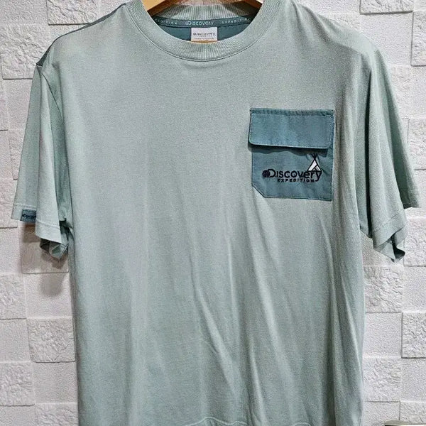 [BUNJANG] Discovery Expedition Mint Half Sleeve T-Shirt (M) / (G)디스커버리 익스페디션 반팔 티셔츠 민트 M