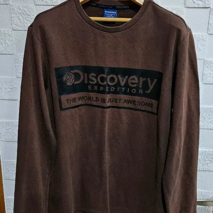 [BUNJANG] Discovery Expedition Long Sleeve T-Shirt Chocolate Brown M / (G)디스커버리 익스페디션 긴팔티 초코브라운 M