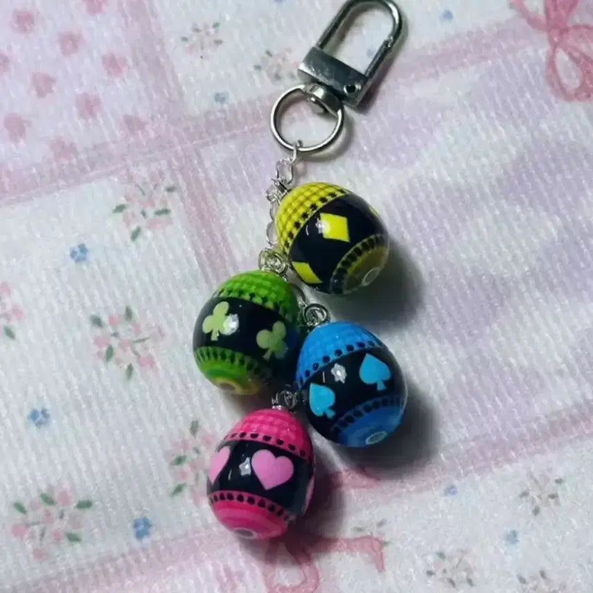 [BUNJANG] Shugo Chara Egg Charm Keychain / 캐릭캐릭 체인지 알 키링 한개남음