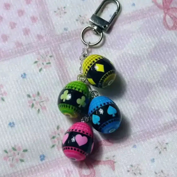 [BUNJANG] Shugo Chara Egg Charm Keychain / 캐릭캐릭 체인지 알 키링 한개남음