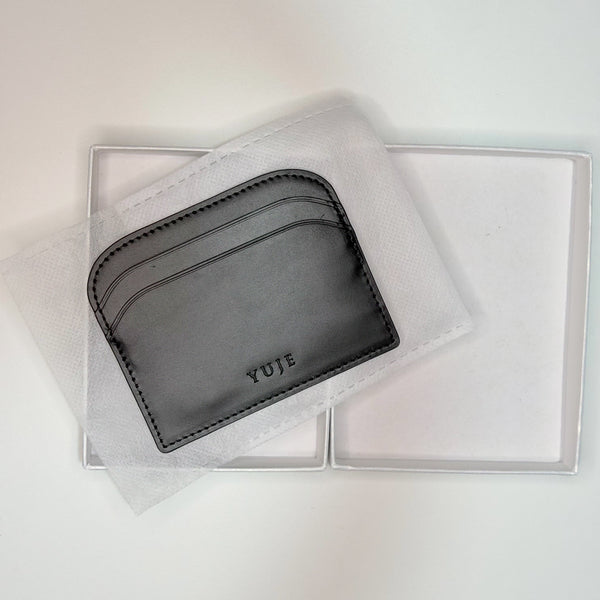 [BUNJANG] Yuje Black Card Holder / [새상품] yuje 유제 카드지갑 블랙