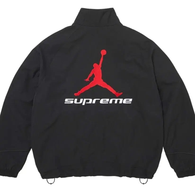 [BUNJANG] Supreme x Jordan Track Jacket Black XL / 슈프림 x 조던 트랙 자켓 블랙