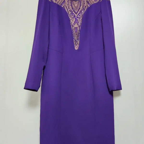 [BUNJANG] MOJO.S. PINE Purple Beaded Dress / (새상품) 모조에스핀 퍼플 비즈 원피스 (66)
