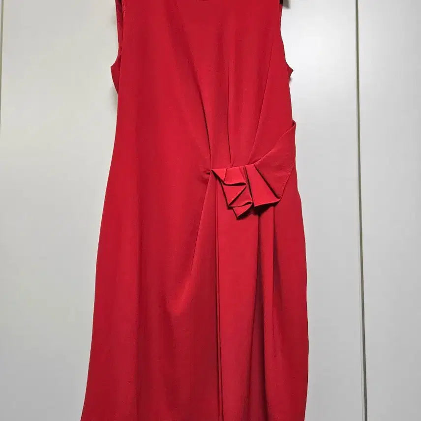 [BUNJANG] Yohannex Red Sleeveless Dress Size 66 / (새상품) 요하넥스 레드 원피스 (66)