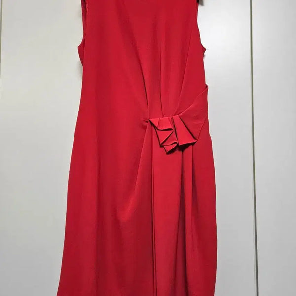[BUNJANG] Yohannex Red Sleeveless Dress Size 66 / (새상품) 요하넥스 레드 원피스 (66)