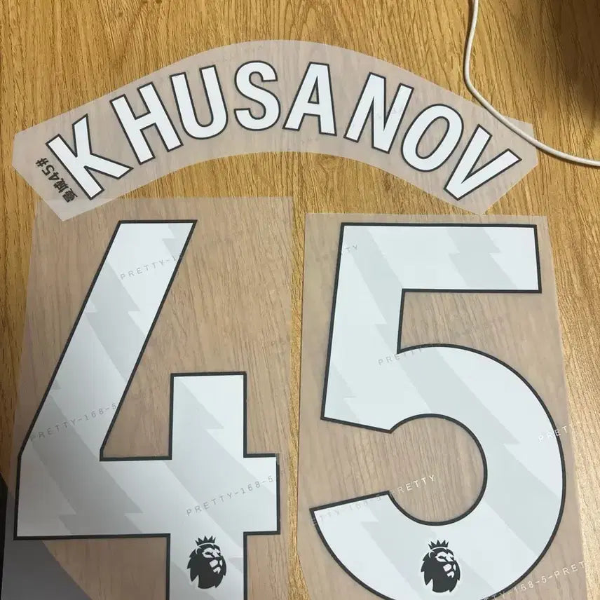 [BUNJANG] Manchester City 25-26 Home Foden No. 45 Jersey Printing / 맨시티 25-26 홈 후사노프 no.45 마킹지