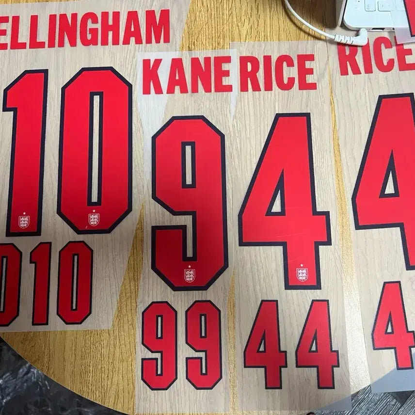 [BUNJANG] England National Football Team 2026 Home Kit Rice & Kane Jersey Set (Kids) / 26 잉글랜드 홈 아동용 라이스 케인