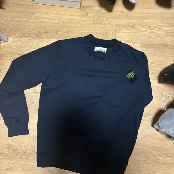 [BUNJANG] Stone Island Sweatshirt Navy L / 가격포기 스톤 맨투맨 네이비
