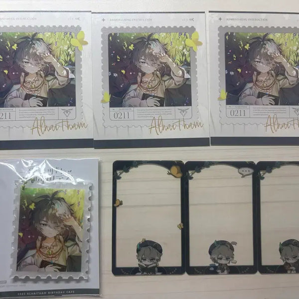 [BUNJANG] Alhaitham Birthday Cafe SJ Goods Bundle / 알하이탐 생일카페 ㅅㅈ님 굿즈