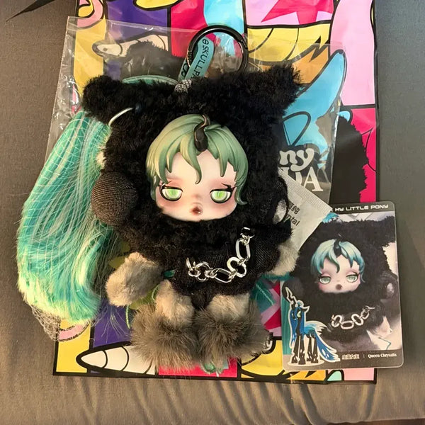 [BUNJANG] Skullpanda x My Little Pony Queen Chrysalis Doll Keychain / 스컬판다 x 마이리틀포니 인형 키링(퀸 크리살리스)S+급 새상품 공뎀X