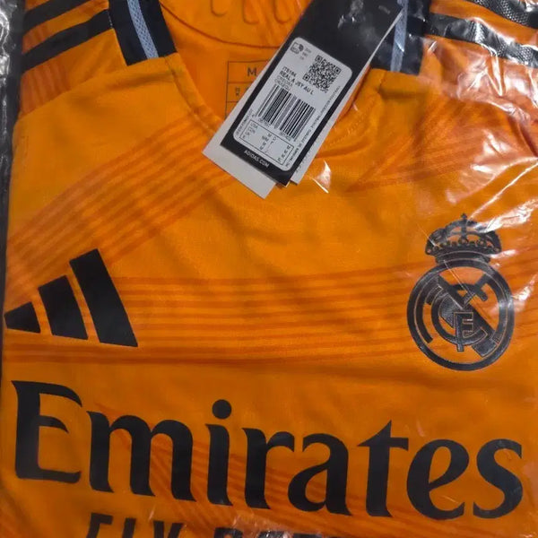[BUNJANG] Real Madrid 24/25 Away Long Sleeve Authentic Jersey - Size M / 레알마드리드 24/25 어웨이 긴팔 어센틱 유니폼 M사이즈