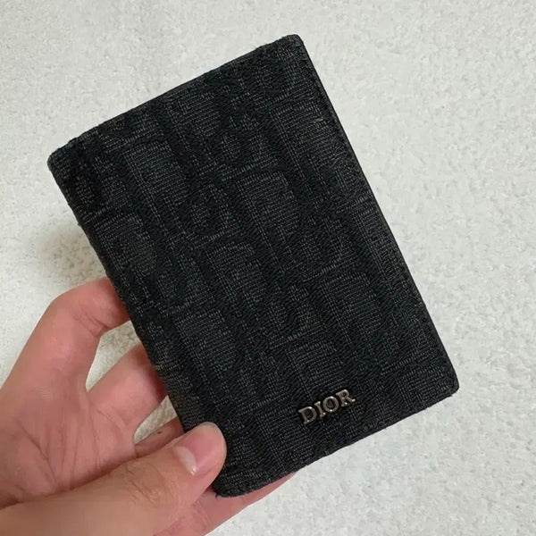 [BUNJANG] Dior Dior Oblique Organizer Card Holder Black / 디올 오블리크 오거나이저 카드지갑 블랙