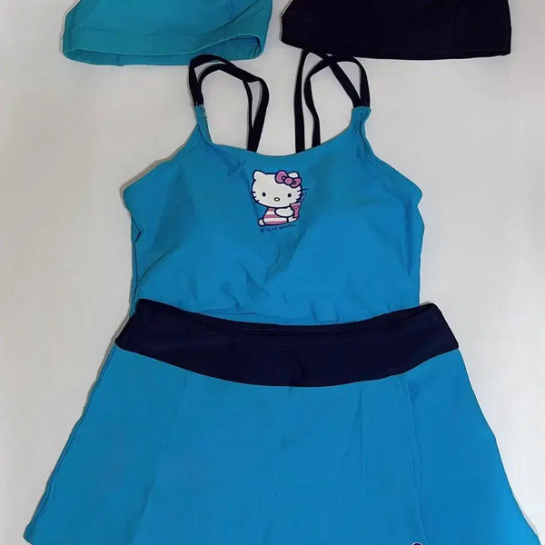 [BUNJANG] Hello Kitty Girls' Swimsuit Set / 헬로키티 아동 수영복 세트