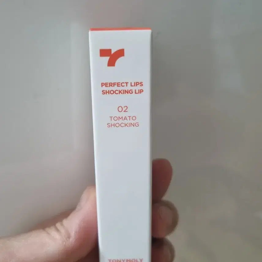 [BUNJANG] Tonymoly Perfect Lips Shocking Lip 02 Tomato Shocking Tint / 토니모리 퍼펙트립스 쇼킹립 02 토마토쇼킹