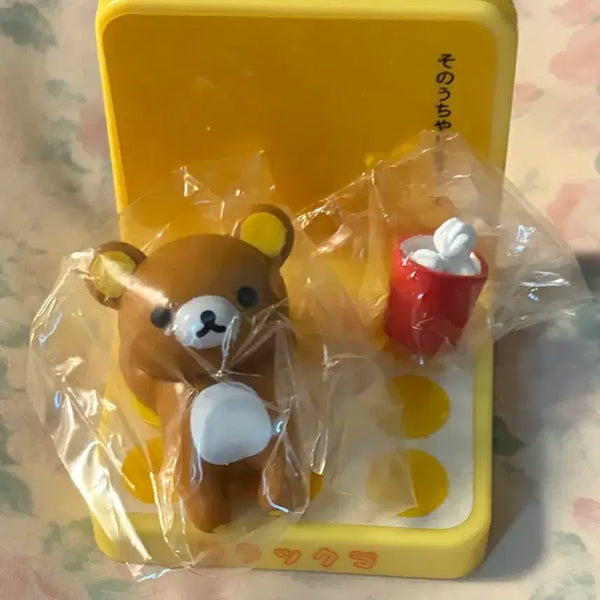 [BUNJANG] San-X Rilakkuma Classic Memo Holder Stand Figure / 고전 새상품 리락쿠마 메모꽂이 스탠드 피규어