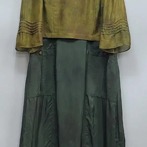 [BUNJANG] Mul-deurim Rayon Natural Dyeing Modified Hanbok Dress (Women's Size 66) / 물드림 인견 천연염색 개량한복 원피스 / 여 66