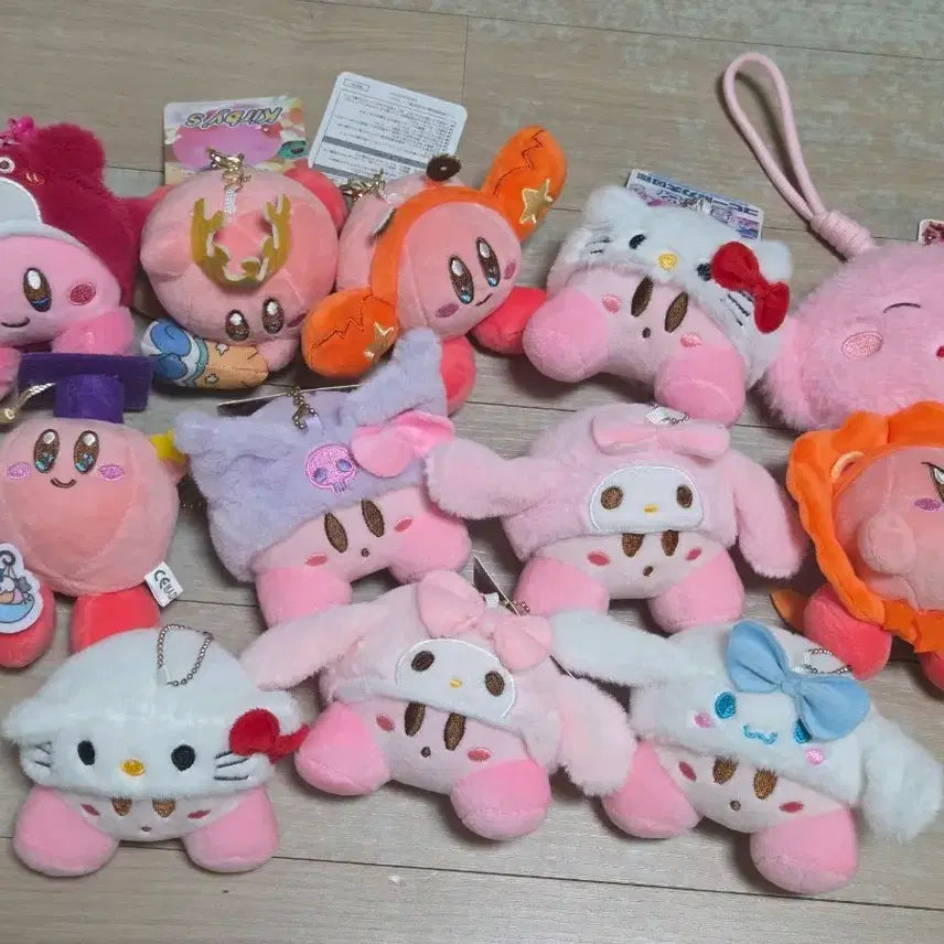 [BUNJANG] Kirby Collaboration Plush Keychains / 다양한 커비 인형  키링