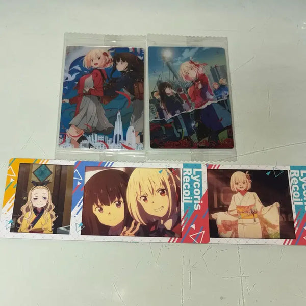 [BUNJANG] Lycoris Recoil Wafers Metal Card Set / 리코리스 리코일 웨하스 메탈 카드 포카 스냅마이드