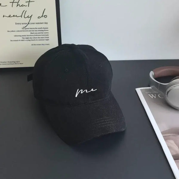[BUNJANG] Unisex Embroidered Deep Fit Baseball Cap / (새상품) 1+1 남녀공용 깊은핏 자수 볼캡 얼굴작아보이는 데일리 모자