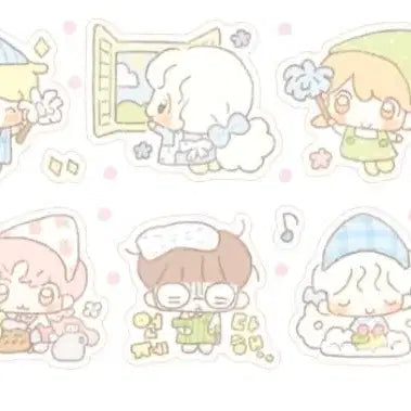 [BUNJANG] Cotton Kiss Cut Stickers / 코튼 청소 키스컷