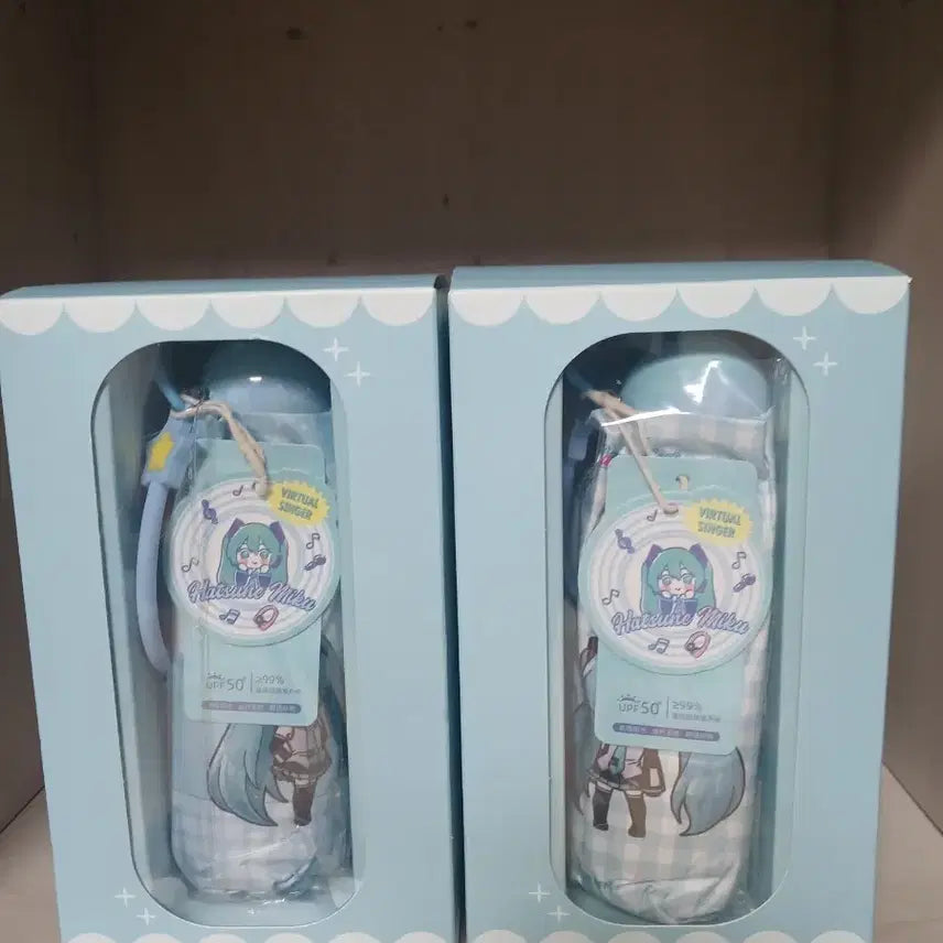 [BUNJANG] Hatsune Miku Character UV Protection Umbrella / 하츠네 미쿠 우산