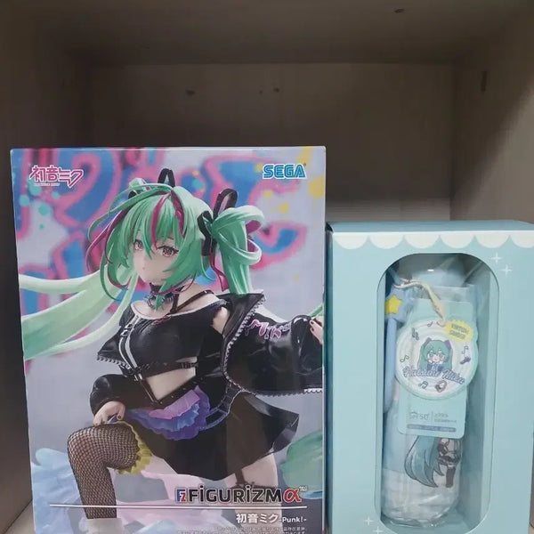 [BUNJANG] Hatsune Miku Punk Figure & Goods Set (Mass Production) / 하츠네 미쿠 펑크 피규어 & 굿즈 세트(양산)