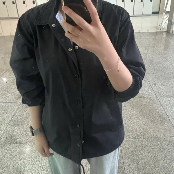[BUNJANG] Comme des Garçons Coach Jacket Black Size S / 꼼데가르송 코치 자켓 검정 S