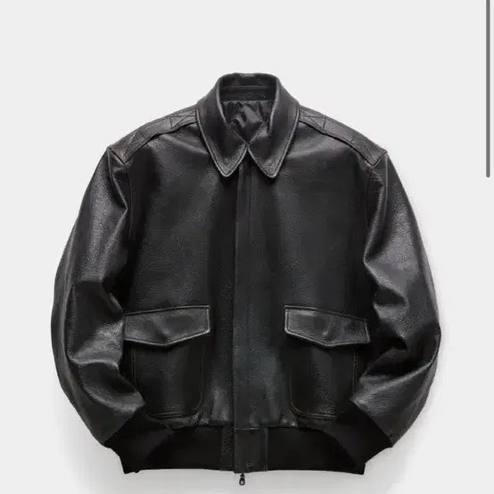 [BUNJANG] COOR Goat Skin Blouson Black M / COOR 쿠어 고트스킨 블루종 블랙 m사이즈