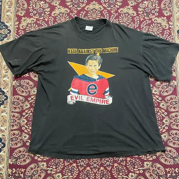 [BUNJANG] 90s Rage Against The Machine Evil Empire Band Tee XL / [XL] 90s 레이지 어게인스트 더 머신 Evil Empire 밴드티