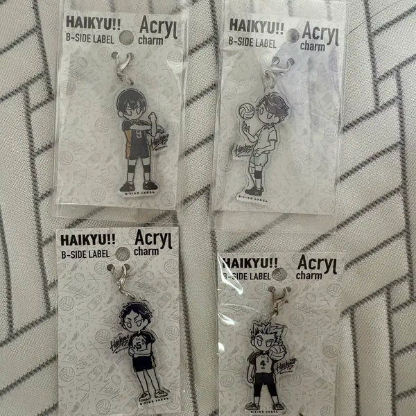 [BUNJANG] Haikyu!! Beside Acrylic Keychain (Bokuto, Akaashi, Oikawa, Kageyama) / 하이큐 비사이드 아크릴 키링 (보쿠토 아카아시 오이카와 카게야마)