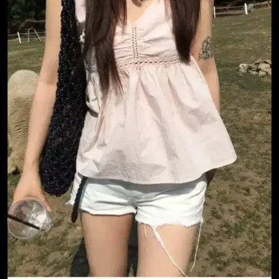 [BUNJANG] Our Cabinet Sleeveless Top / 아워캐비닛 나시