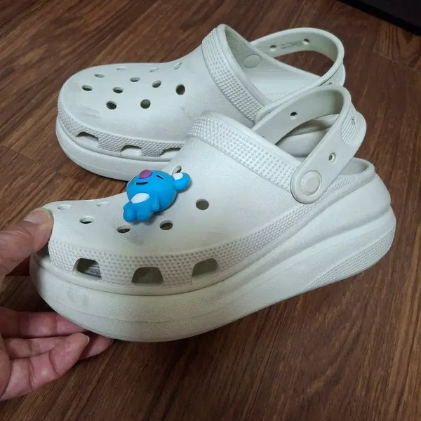 [BUNJANG] Crocs Classic Clog White Shoes / 크록스 베이클로그 화이트 M5/W7
