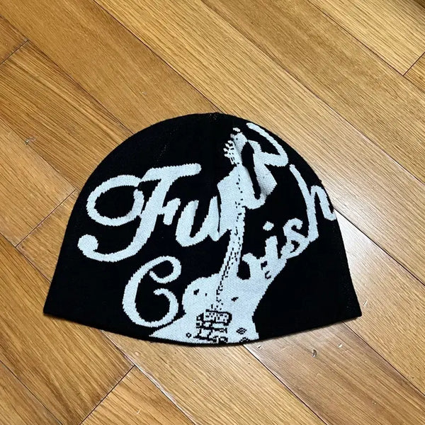 [BUNJANG] Kavici Jacquard Beanie Black / 카비시 자카드 비니 블랙