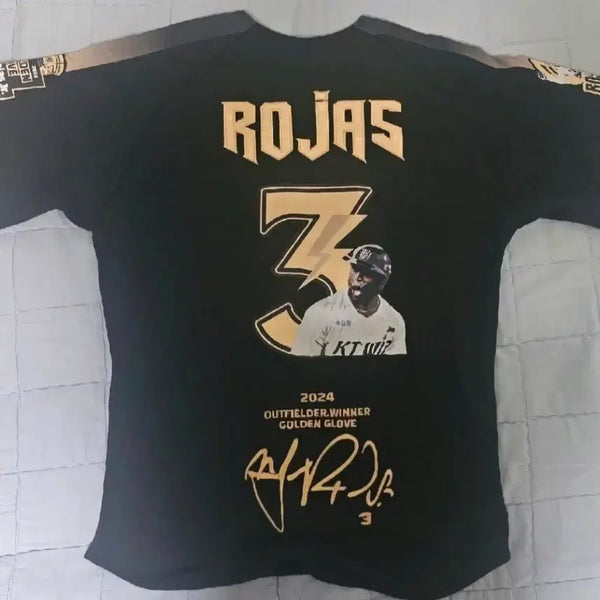[BUNJANG] KT WIZ LOHAS Golden Glove Limited Edition Commemorative Jersey (Size 120) / KT WIZ 레전드 멜 로하스 주니어 골든글러브 기념 "한정판" 유니폼