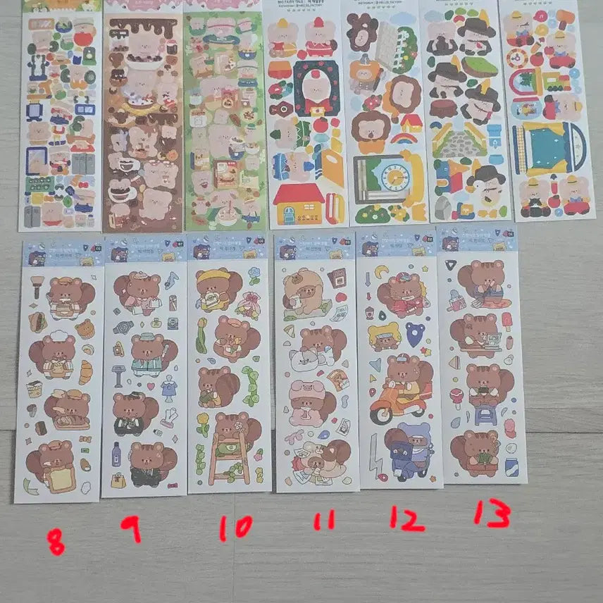 [BUNJANG] Melly Factory Sticker Pack / [장당 500]멜리 멜리팩토리 스티커