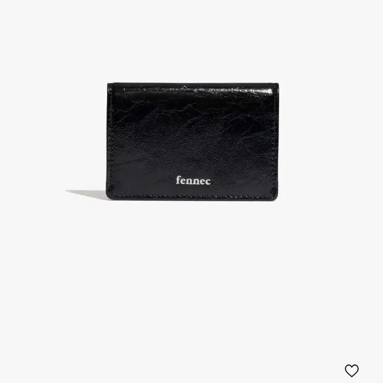 [BUNJANG] Fennec Crinkle Soft Card Case - Black / 페넥 카드지갑 CRINKLE SOFT CARD CASE - BLACK