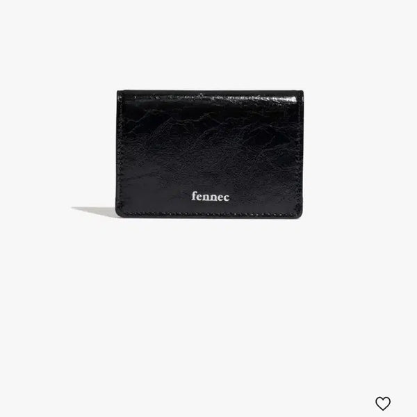 [BUNJANG] Fennec Crinkle Soft Card Case - Black / 페넥 카드지갑 CRINKLE SOFT CARD CASE - BLACK