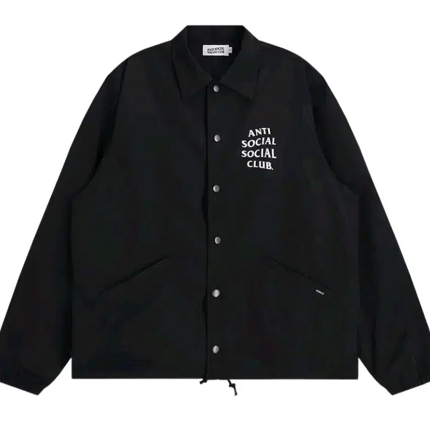[BUNJANG] Anti Social Social Club Coach Jacket Black M / 안티소셜소셜클럽 코치 자켓 블랙
