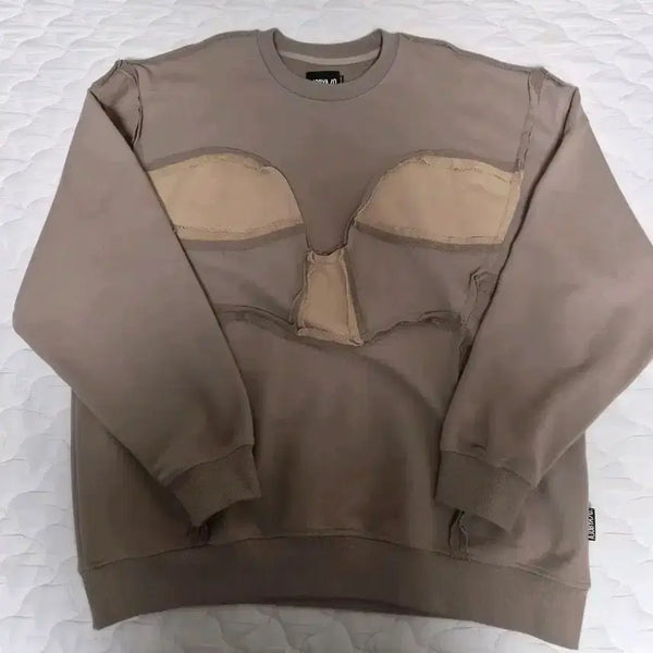 [BUNJANG] AJO BY AJO Crewneck Sweatshirt Beige XL / 아조바이아조 맨투맨