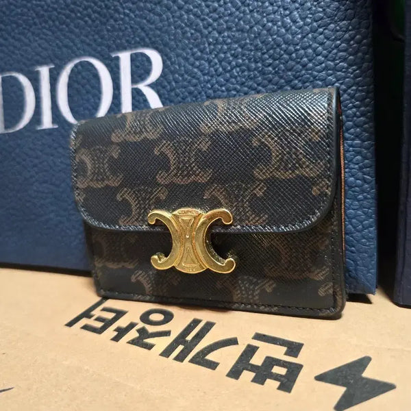 [BUNJANG] Celine Triomphe Flap Card Holder / 셀린느 트리옹프 플랩 카드지갑