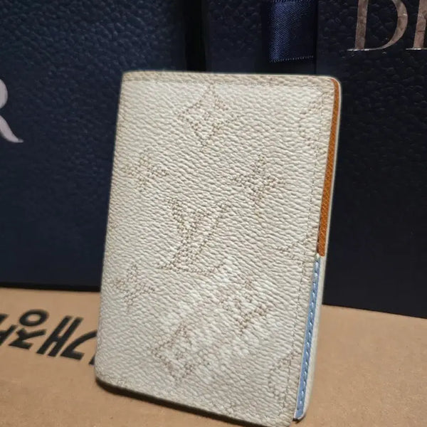 [BUNJANG] Louis Vuitton Organizer Card Holder Off White / 루이비통 오거나이저 카드지갑 오프화이트