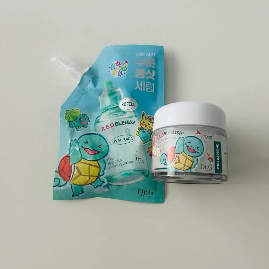 [BUNJANG] Dr.G Red Blemish Hyal Cica Serum + Cream EX / [포켓몬]닥터지 레드블레미쉬 클리어 히알 시카 세럼+크림EX