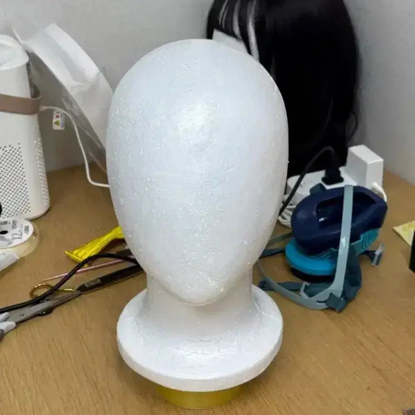 [BUNJANG] Cosplay Wig Styrofoam Head / 코스프레 가발셋팅 스티로폼 민두