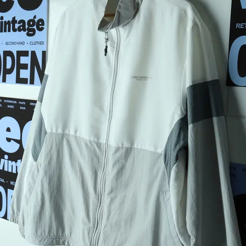 [BUNJANG] SPAO Zip-Up Windbreaker Jumper Jacket - Amekaji Oversized Fit / (L-2XL) 스파오 집업 바람막이 점퍼자켓 아메카지 박시-7FAF